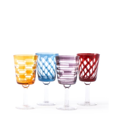 Vīna glāžu komplekts POLS POTTEN TUBULAR 200ml, Set of 4