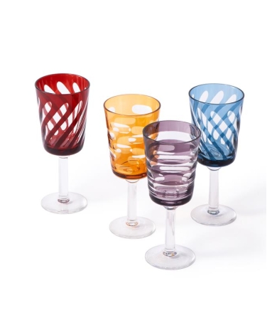 Vīna glāžu komplekts POLS POTTEN TUBULAR 200ml, Set of 4