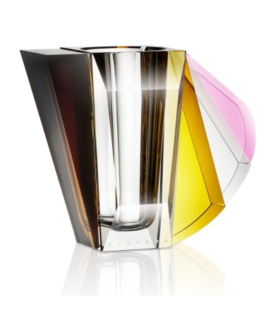 Vāze REFLECTIONS COPENHAGEN GRAND MANHATTAN  Brown/Rose/Clear/Yellow