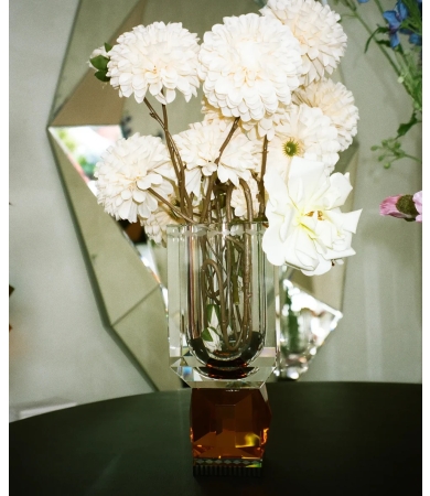 Vāze REFLECTIONS COPENHAGEN OHIO  Clear/Amber/Black