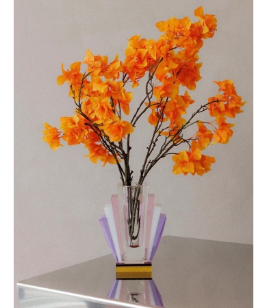 Vāze REFLECTIONS COPENHAGEN SOUTH BEACH  Clear/Pink/White/Purple/Yellow