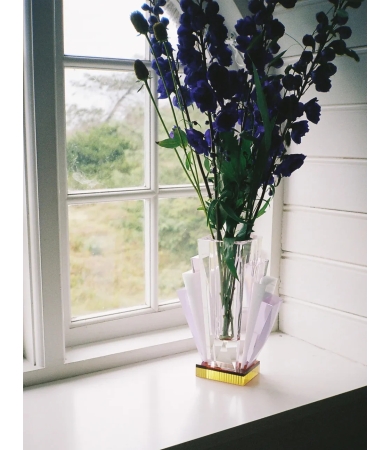 Vāze REFLECTIONS COPENHAGEN SOUTH BEACH  Clear/Pink/White/Purple/Yellow