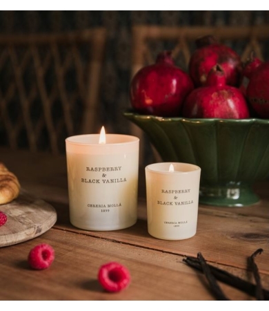 Aromātiskā svece CERERIA MOLLA 1899 RASPBERRY&BLACK VANILLA 230g Fruit