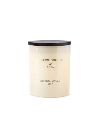 Aromātiskā svece CERERIA MOLLA 1899 BLACK ORCHID & LILY 230g