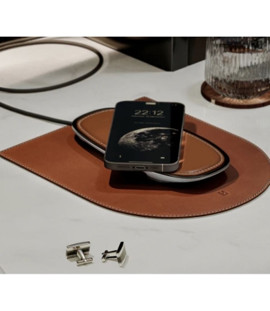 Bezvadu lādētājs LUNAR ARTEFACTS PULSE VOLITARI  Modernist Brown