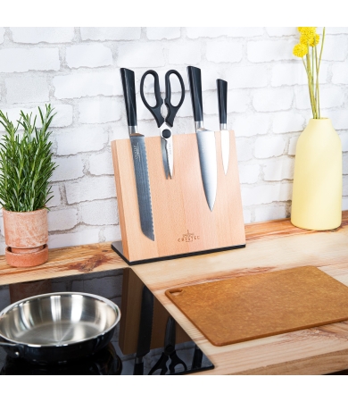 Nažu bloks CRISTEL MARTTIINI 25x23x12.5cm,up to 8 knives