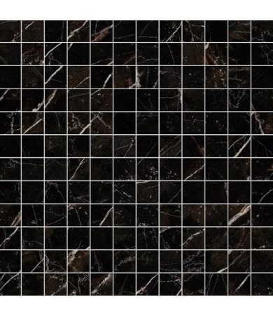 Porcelāna mozaīka VERSACE CERAMICS EMOTE T144 NERO AMASANTA LUX