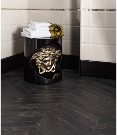 Porcelāna mozaīka VERSACE CERAMICS ETERNO CHEVRON CARBON NATURALE