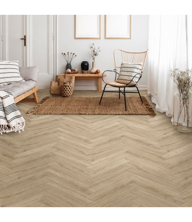 Grīdas segums HDM VINYLUXE HERRINGBONE LEEDS 4.5mm 122x610 1.64m2/iep.
