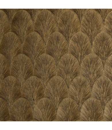 Tapetes CASAMANCE TEXTURES METALLIQUES TOURMALINE Dore Fonce