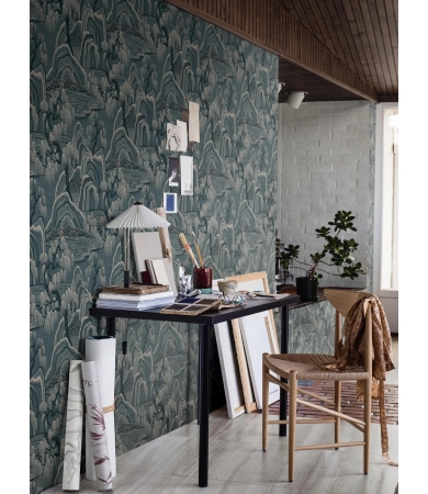 Tapetes BORAS EASTERN SIMPLICITY Indigo Garden