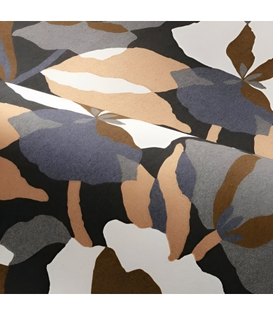 Tapetes CASAMANCE JARDIN FELICIA AMARYLLIS Noir