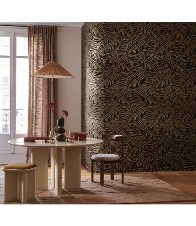 Tapetes CASAMANCE JARDIN FELICIA Noir