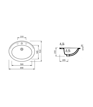 Izlietne IDEAL STANDARD SELLA