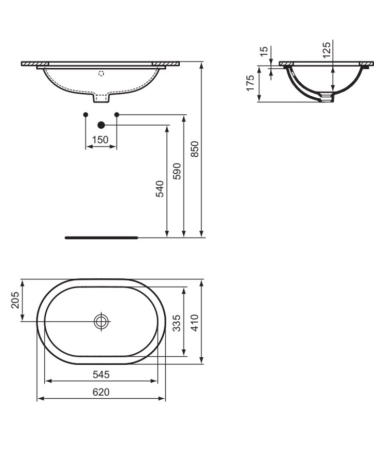 Izlietne IDEAL STANDARD CONNECT