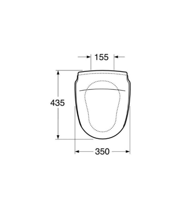 Klozetpoda vāks GUSTAVSBERG NORDIC