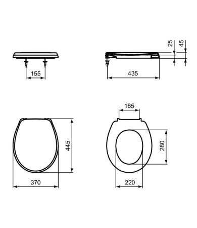 Klozetpoda vāks VIDIMA SEVAFRESH