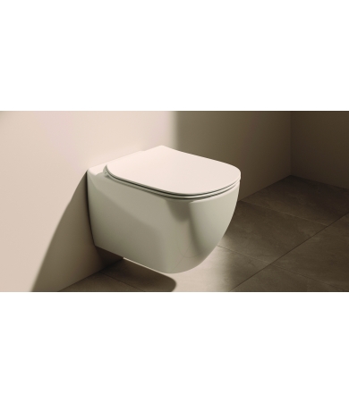 Klozetpods  TESI Piekarams Balts/Aqua Blade