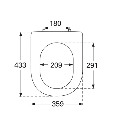 Klozetpoda vāks VILLEROY & BOCH SUBWAY 2.0