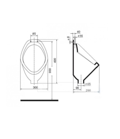 Pisuārs IDEAL STANDARD IDEAL STANDARD