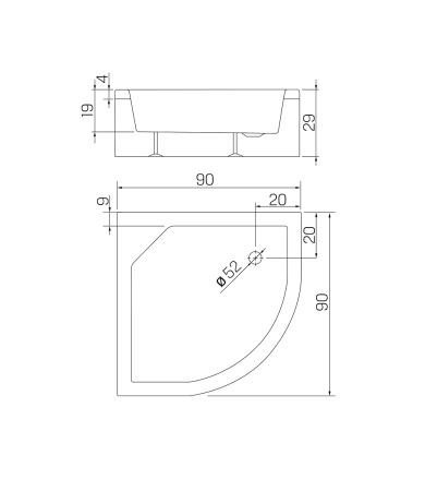 Dušas panelis NEW TRENDY ARTUS/ANGUS