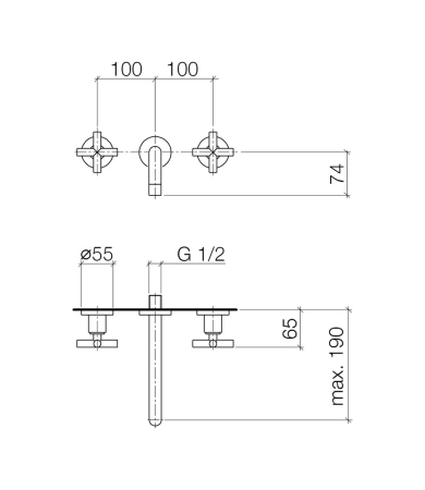 Jaucējkrāns DORNBRACHT TARA