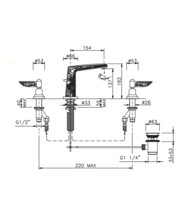 Jaucējkrāns NICOLAZZI LIBERTY