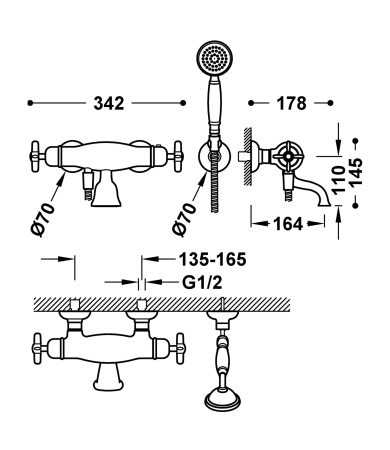 Jaucējkrāns TRES CLASIC
