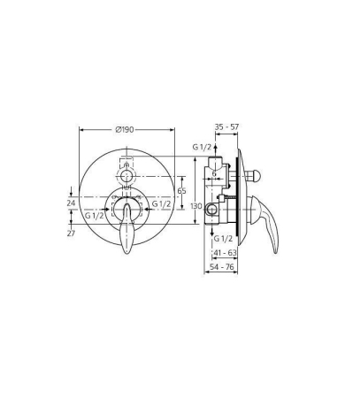 Jaucējkrāns IDEAL STANDARD TENDENCE