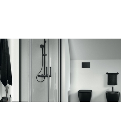 Jaucējkrāns IDEAL STANDARD CERATHERM T25 Silk Black