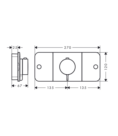 Jaucējkrāns AXOR ONE Brushed Nickel