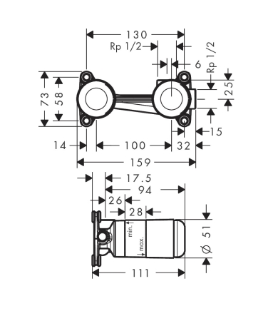 Mehānisms HANSGROHE HANSGROHE