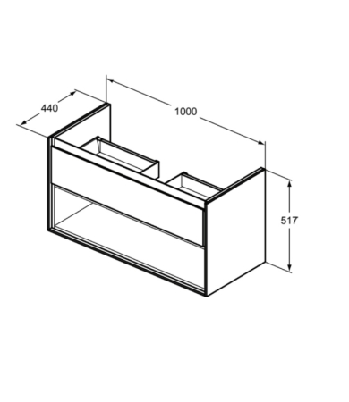 Mēbele IDEAL STANDARD CONNECT AIR