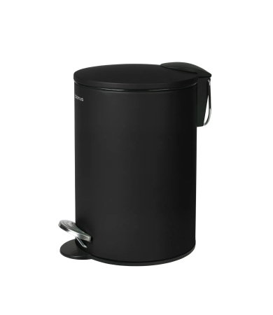 Atkritumu tvertne ar pedāli BLOMUS TUBO BLACK MATT