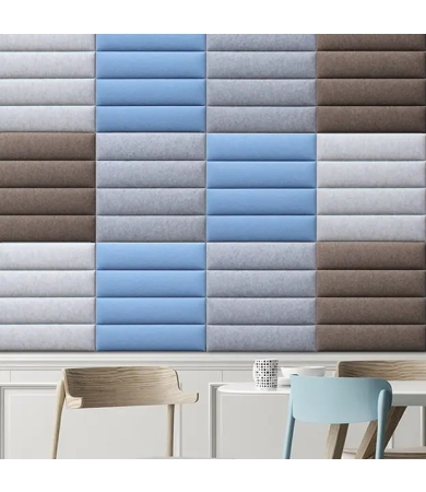 Akustiskais panelis SLALOM ECOWALL VELVET Yellow 26 set of 4