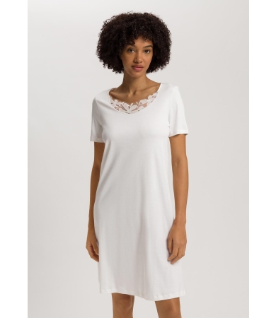 Naktskrekls ar īsām piedurknēm HANRO KALEA NW 100cm S