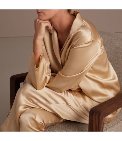 Pidžama ar garām biksēm FRETTE SANCTUARY SILK M