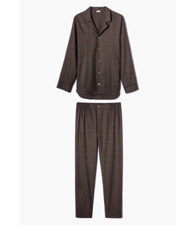 Pidžama ar garām biksēm ZIMMERLI COZY FLANNEL S