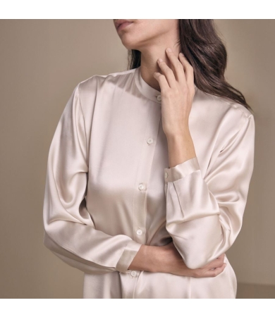 Naktskrekls ar garām piedurknēm FRETTE COSTALINE L