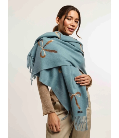 Šalle FRAAS CASHMINK EMBROIDERED  BOWS 65x195