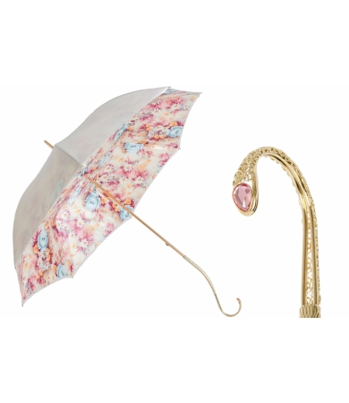 Lietussargs PASOTTI DOPPIO RASO ROMANTIC  manuāli atverams