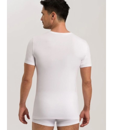 Apakškrekls ar īsām piedurknem HANRO COTTON SUPERIOR L white